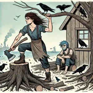 "Story for Kids: The Brave Mother and the Helpful Crows – Only 1$"