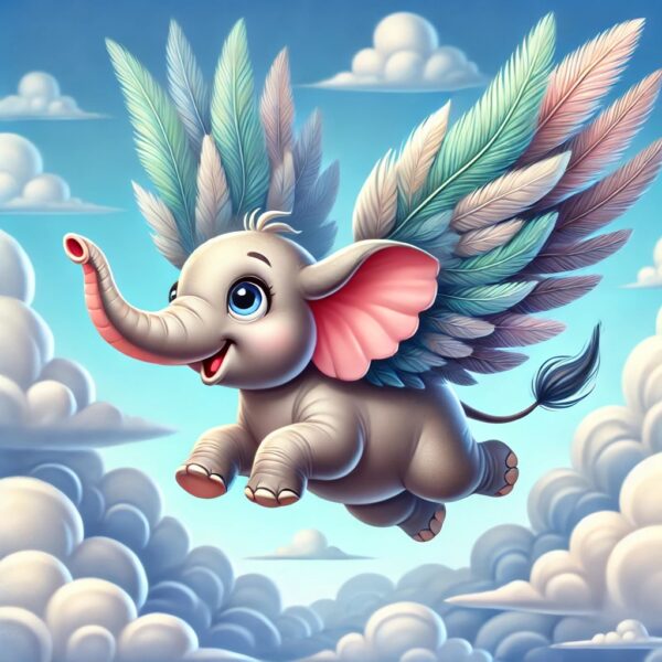 Kids Story: The Flying Elephant with Big Wings – Available in 6 Languages (Arabic, English, Chinese, Hindi, Korean & Russian) | Only $1 - Image 2