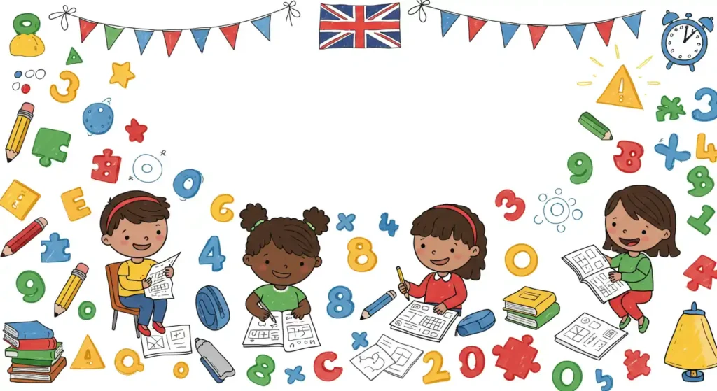 Printable math sheets making learning fun for UK kids