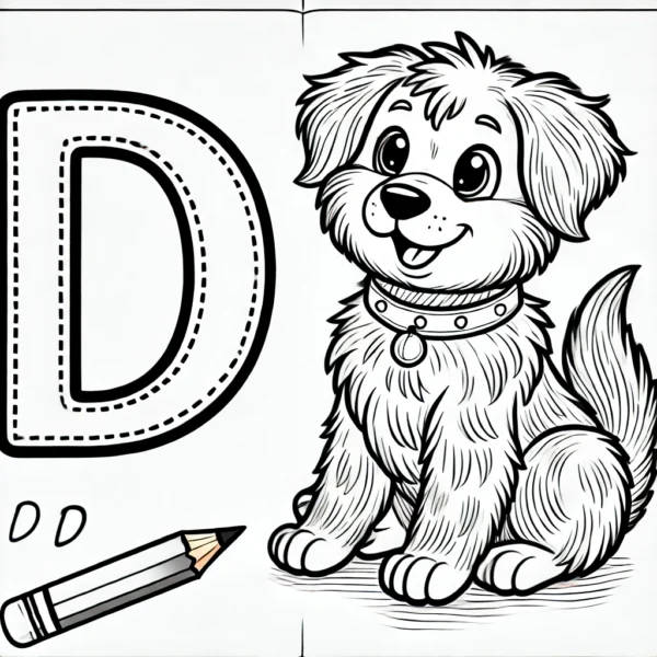 English Letters Coloring Pages for Kids – Learn the Alphabet with Fun for Only $0.88