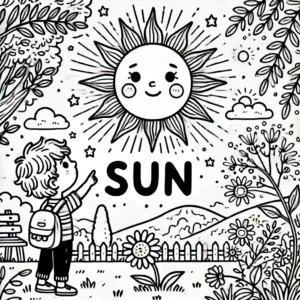 "English Words Coloring Book for Kids – Fun Learning with Cute Pictures only 0.88 "